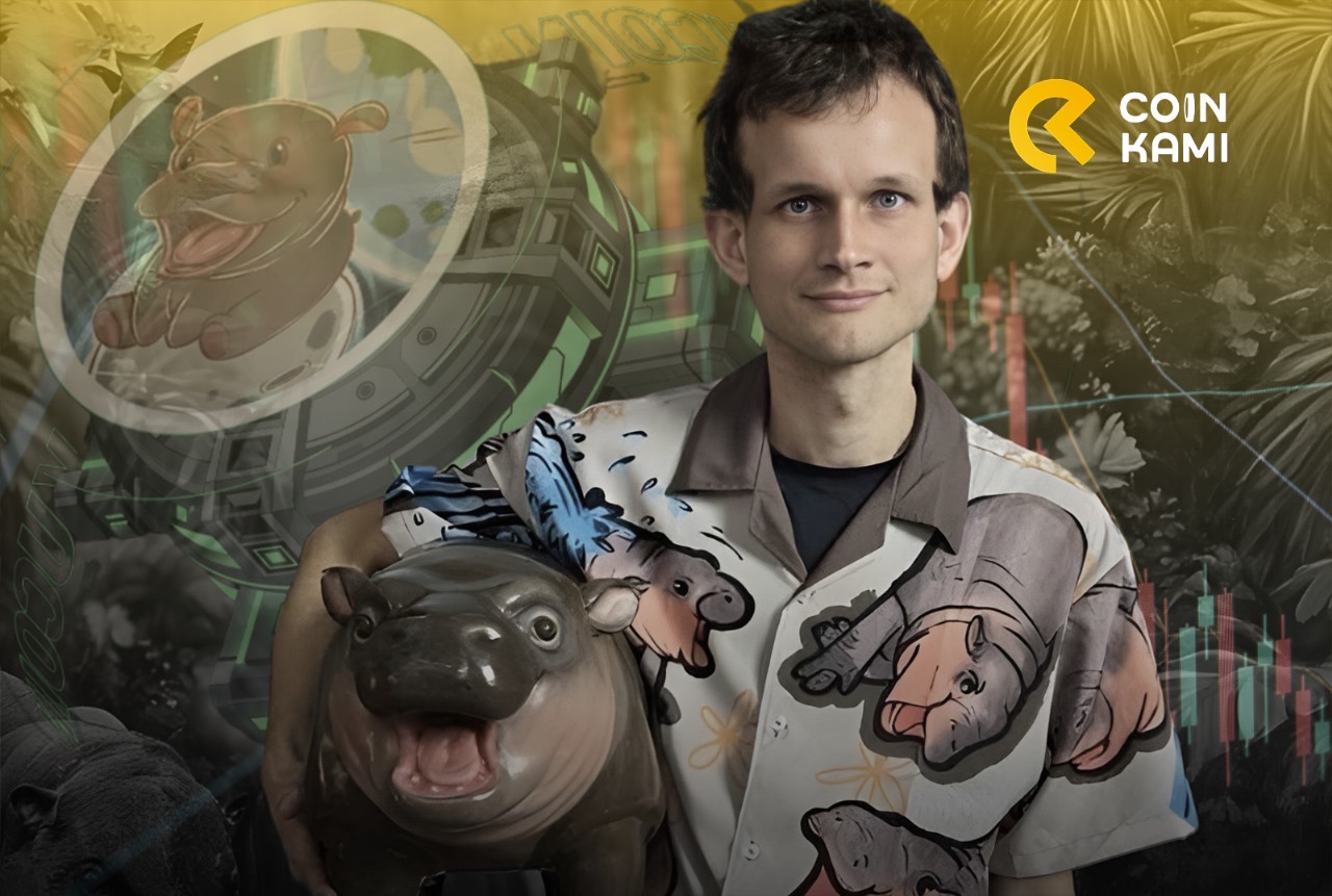 Vitalik Buterin Donasikan $290K ke Kebun Binatang Khao Kheow, Token Moo Deng Melejit!