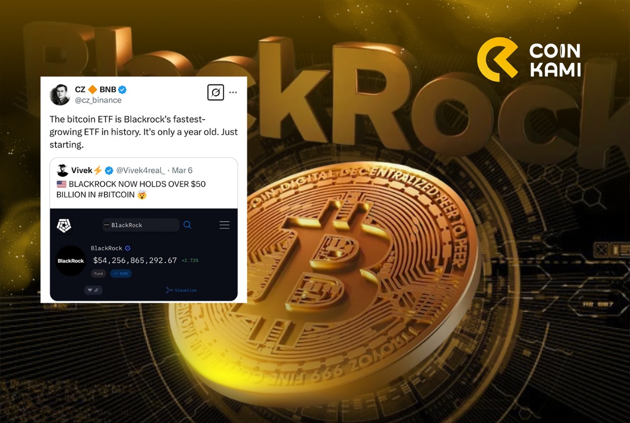 BLACKROCK GUNCANG DUNIA! $50 Miliar Bitcoin di Tangan, ETF Bitcoin Tercepat dalam Sejarah! 🚀🔥