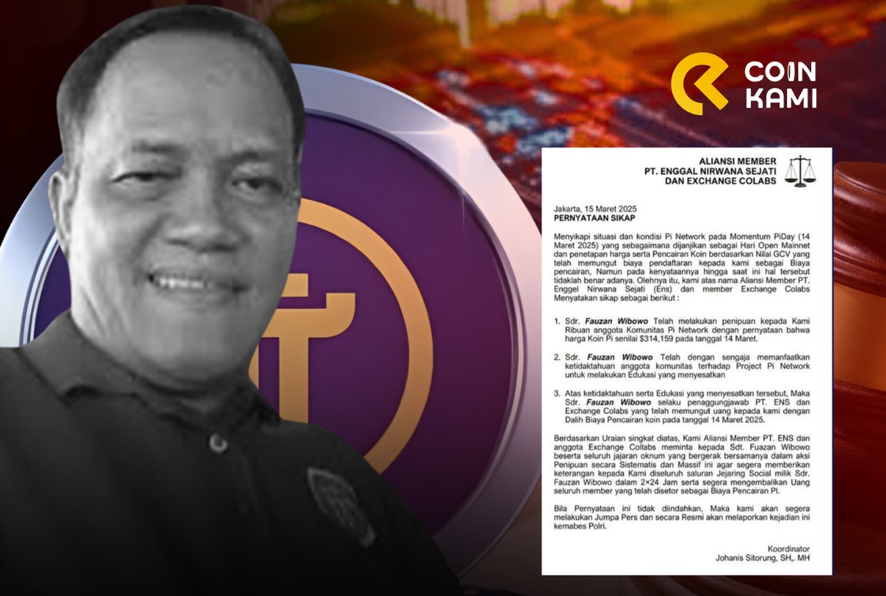 FAUZAN WIBOWO DI TUNTUT PENIPUAN! SETELAH PI NETWORK TIDAK BERHASIL KE $314.159!