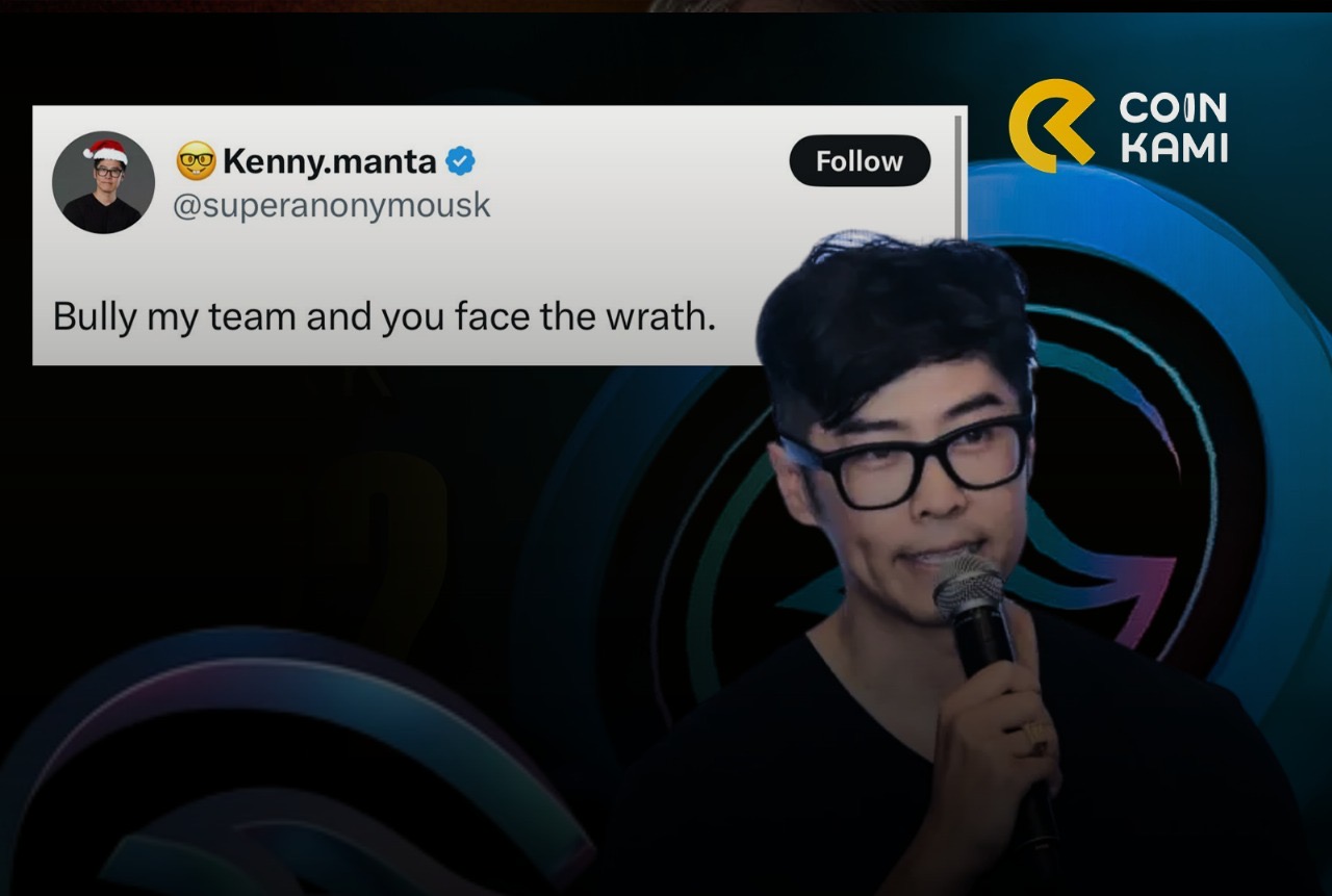 Co-Founder $MANTA: Jangan Coba-Coba Bully Tim $MANTA, atau Aku Akan Marah!