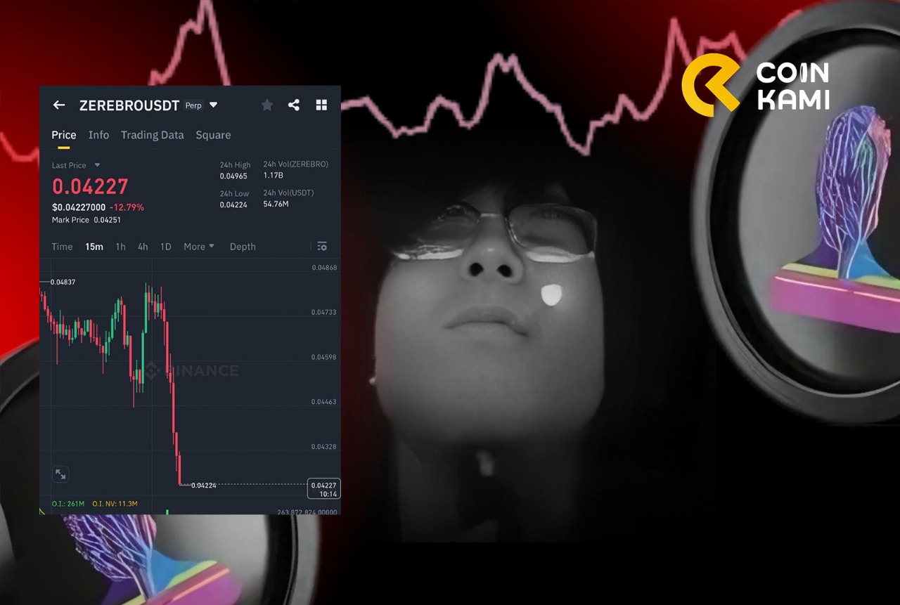 Developer Inti $ZEREBRO Diduga Bunuh Diri, Harga Token Langsung Anjlok 15%! Komunitas Panik!