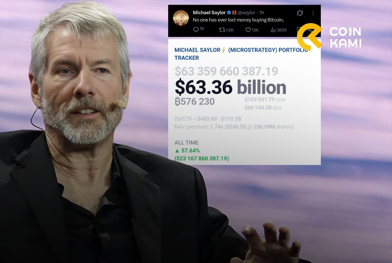 MicroStrategy Cuan $23.1 Miliar! Michael Saylor: “Tidak Pernah Ada Orang yang Pernah Rugi Beli Bitcoin!”