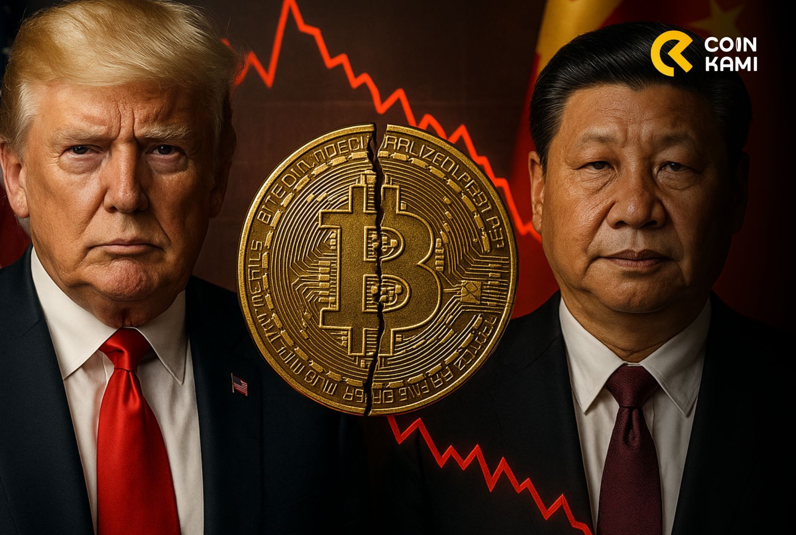Market Crypto Jatuh Lebih Dalam dari yang Dikira! Berhubungan dengan Perang Tarif Cina vs Amerika